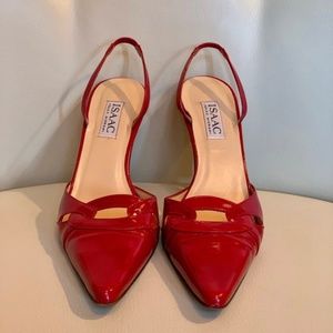 Isaac Mizrahi Patent Leather Red Heels